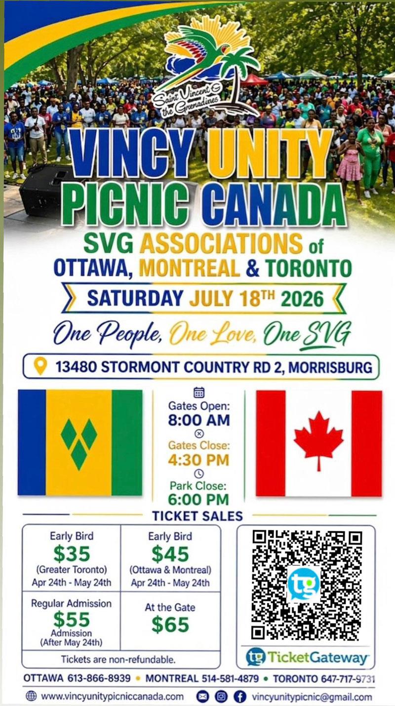 2026 Vincity Unity Picnic Canada