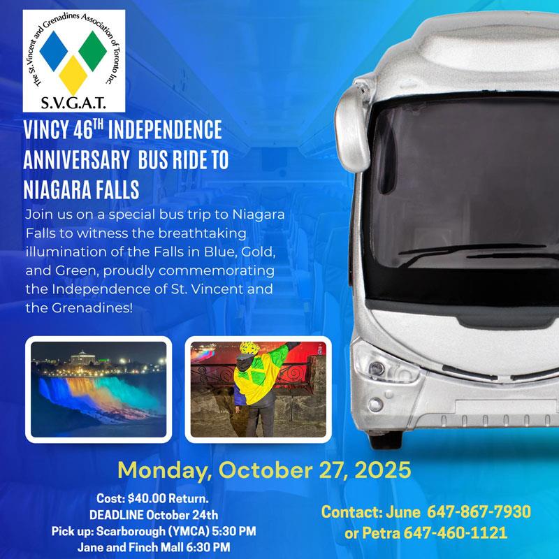 Niagara Falls Bus Ride 2025