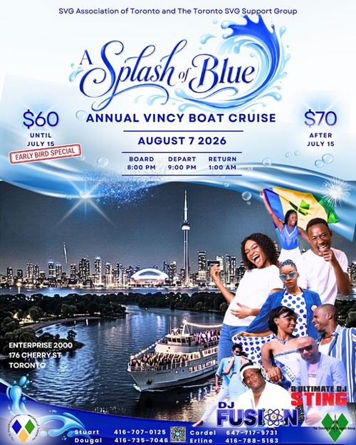 Annual Vincy Boat Cruise 2026